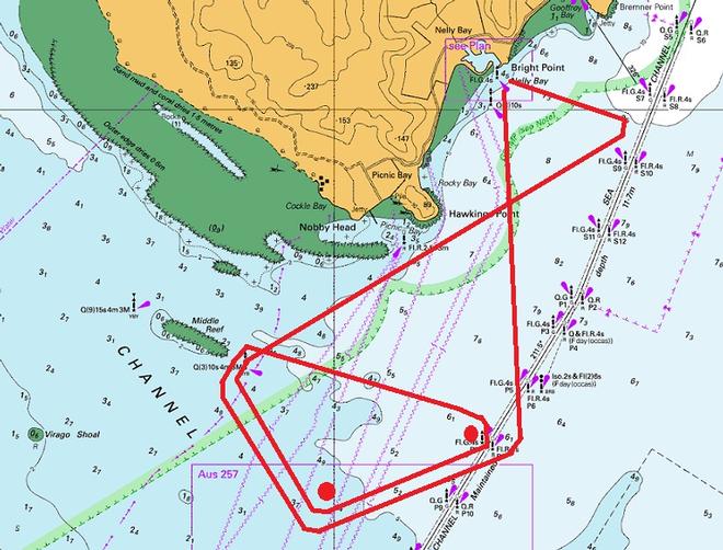 Magnetic Island Race Week 2014, Course Map 19 © SeaLink Magnetic Island Race Week Media SMIRW